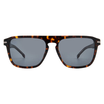 Grey Square Men's Sunglasses BOSS 1599/S 0086/IR 56 Grey Square Men's Sunglasses BOSS 1599/S 0086/IR 56