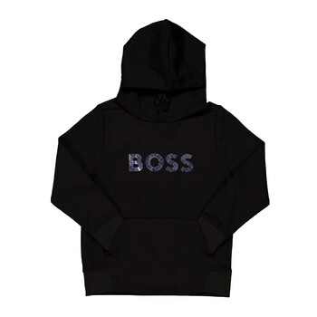 Kids Regular Fit Logo Hoodie, Size 6 J25O46-09B