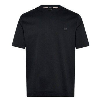 Brunello Cucinelli Men'S Cobalt Contrast Piping Crewneck Shirt