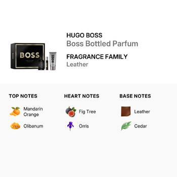 Men's Boss Bottled Parfum Gift Set Fragrances 3616305439499