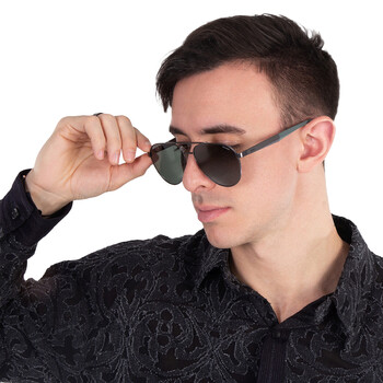 Polarized Green Pilot Men's Sunglasses BOSS 1485/S 0MFK/UC 60