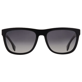 Polarized Grey Shaded Square Men's Sunglasses BOSS 1439/O/S 0807/WJ 58