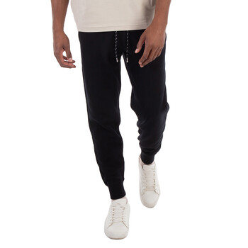 Balmain Monogram Jacquard Trousers, Size Small CH1PQ270JC97-GFE