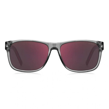 Red Mirror Square Men's Sunglasses HG 1260/S 0268/AO 57