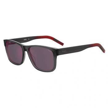 Red Mirror Square Men's Sunglasses HG 1260/S 0268/AO 57