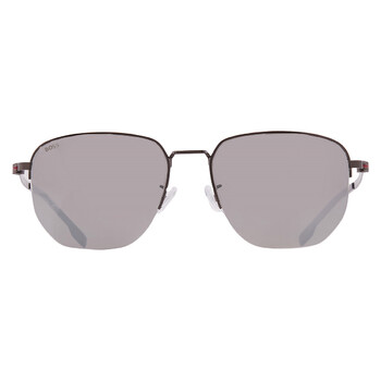 Silver Mirror Sport Men's Sunglasses BOSS 1538/F/SK 0R80/T4 57