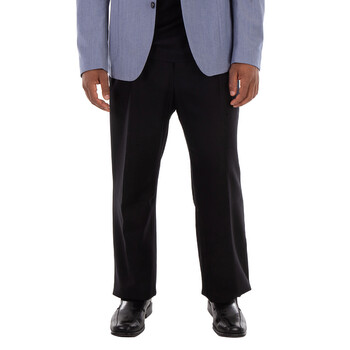 Straight Waistband Wool Pants