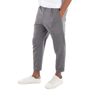 Tapered-Fit Stretch Flannel Trousers