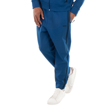 Moschino Fantasy Print Blue Logo Sweatpants, Brand Size 46