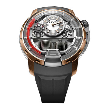 H1 Rose Gold and Titanium Black Dial Black Rubber Men's Watch 148-TG-02-RF-RU H1 Rose Gold and Titanium Black Dial Black Rubber Men's Watch 148-TG-02-RF-RU