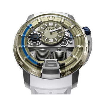 H1 Sand Barth White Rubber Men's Watch 148-NS-11-BF-RB