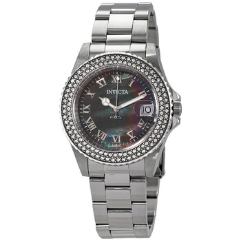 Angel Black Mother of Pearl Dial Ladies Watch 21711 Angel Black Mother of Pearl Dial Ladies Watch 21711