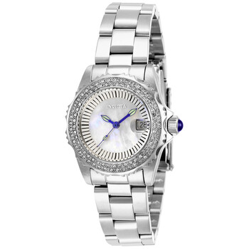Invicta Angel Mother of Pearl Dial Stainless Steel Ladies  display picture 2