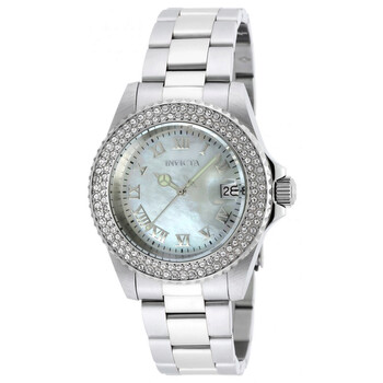 Angel Mother of Pearl Dial Stainless Steel Ladies Watch 19873 Angel Mother of Pearl Dial Stainless Steel Ladies Watch 19873