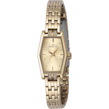 Invicta Silver-Tone Octagonal Roman Numeral Bracelet Watch Invicta Women main image 3