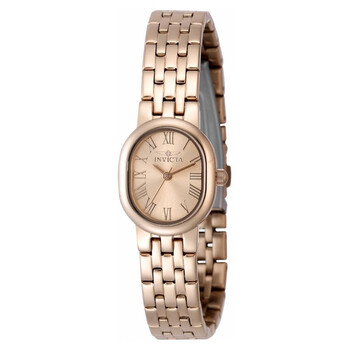 Angel Quartz Rose Gold Dial Ladies Watch 48141