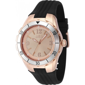 Angel Quartz Rose Gold Dial Ladies Watch 48854