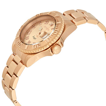 Angel Rose Dial Rose Gold-tone Ladies Watch 14322
