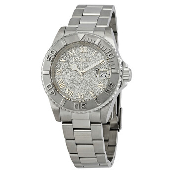 Angel Silver Glitter Dial Stainless Steel Ladies Watch 22706 Angel Silver Glitter Dial Stainless Steel Ladies Watch 22706