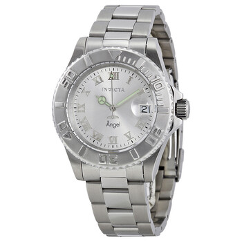 Angel Silver-tone Dial Stainless Steel Ladies Watch 14320 Angel Silver-tone Dial Stainless Steel Ladies Watch 14320