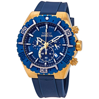 Aviator Chronograph Blue Dial Men's Watch 22525