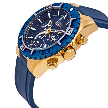 Aviator Chronograph Blue Dial Men's Watch 22525