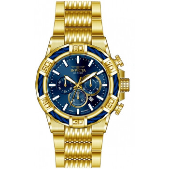 Invicta Bolt Lady Two Tone Rose Gold Black Dial Cable Bezel Blue Cabochon Watch Bolt model 29128 | InvictaWatch.com main image 2