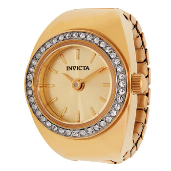 Invicta Mini Angel Quartz Crystal Rose Gold Dial Ladies  display picture 3