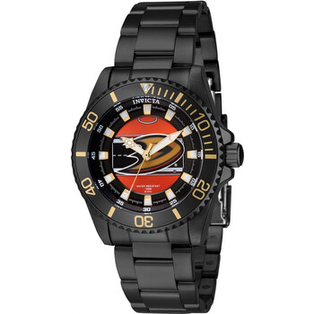 NHL Anaheim Ducks Quartz Orange Dial Ladies Watch 42225