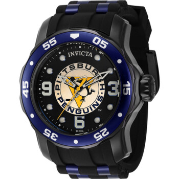 NHL Pittsburgh Penguins Quartz Black Dial Men's Watch 42646