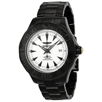 Ocean Ghost III White Dial Black Ionic Men's Watch 7113