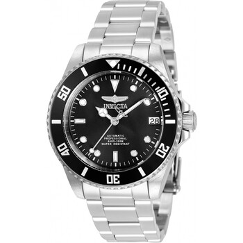 Invicta Pro Diver Black Dial Stainless Steel 40 mm Men's Watch