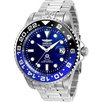 Grand Diver Automatic Blue Dial Batman Bezel Men's Watch 21865