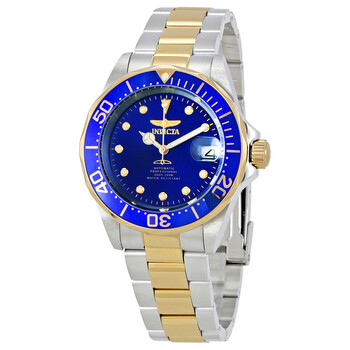 Invicta Pro Diver Quartz Blue Dial Two-tone Men's Watch 8935