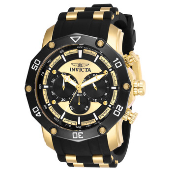Pro Diver Chronograph Black and Yellow Gold Dial Men's Watch 28754