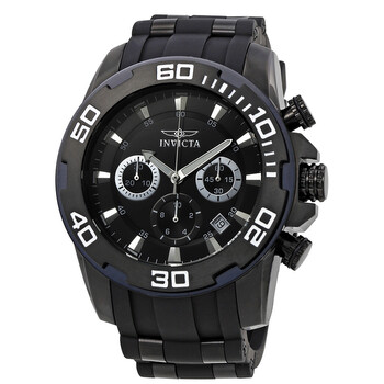 Pro Diver Chronograph Black Dial Men's Watch 22338