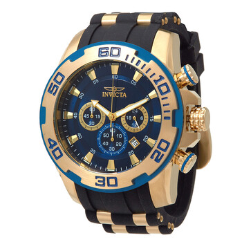 Pro Diver Chronograph Quartz Blue Dial Men's Watch 22341