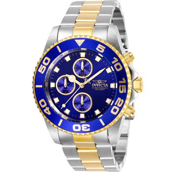 Pro Diver Chronograph Quartz Blue Dial Men's Watch 28692