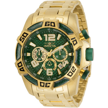 Pro Diver Chronograph Quartz Green Dial Men's Watch 34156