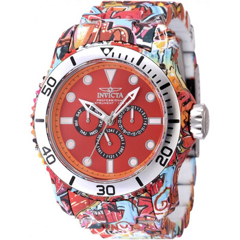 Pro Diver Date Day Quartz Red Dial Men's Watch 47853 Pro Diver Date Day Quartz Red Dial Men's Watch 47853
