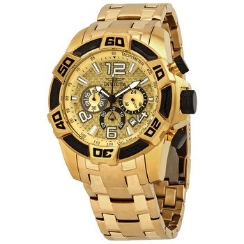 Pro Diver Gold Dial Chronograph Men's Watch 25854 Pro Diver Gold Dial Chronograph Men's Watch 25854