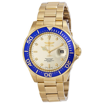 Pro Diver Light Champagne Dial Gold Ion-plated Men's Watch 14124 Pro Diver Light Champagne Dial Gold Ion-plated Men's Watch 14124