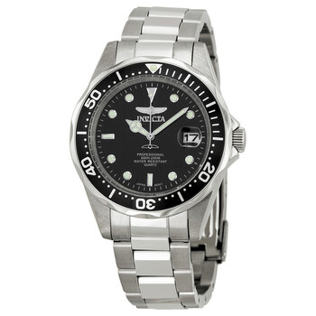 Pro Diver Black Dial Stainless Steel Men's Watch 8932