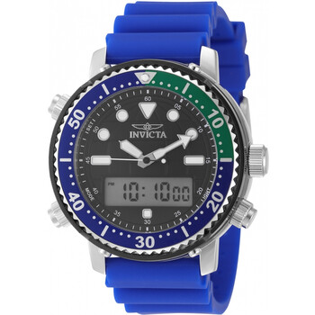 Invicta Pro Diver SCUBA Men\'s Watch 48mm Black Steel 44521 Pepsi Bezel Blue Dial Pro Diver model 44521 | InvictaWatch.com main image 2