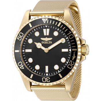 Invicta Pro Diver Quartz Black Dial Sprite Bezel Men's Watch 49692