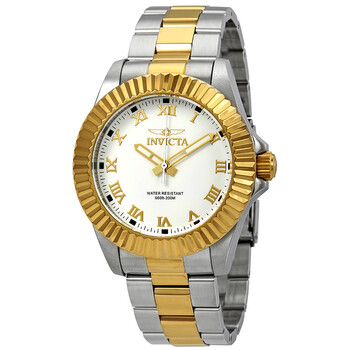 Pro Diver White Dial Two-tone Men's Watch 16740