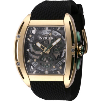 Invicta Racing Chronograph GMT Quartz Black Dial Men's Watch