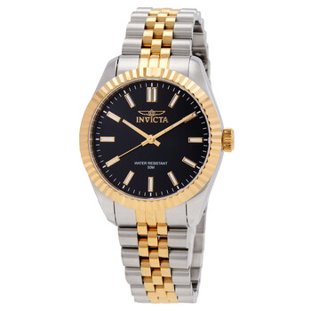 Invicta Wildflower Quartz Crystal Black Dial Ladies Watch  display picture 2