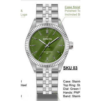 Specialty Quartz Green Dial Men's Watch 49313