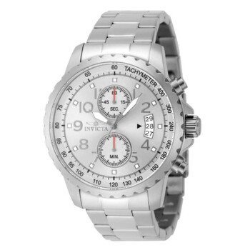 Invicta Specialty Pilot Chronograph Silver Dial Unisex Watch 11368